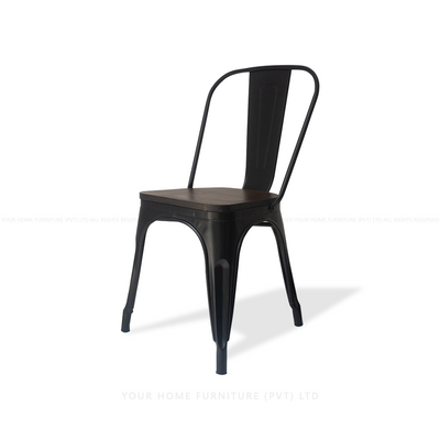 Buy metal chair with wooden seat  in Sri Lanka