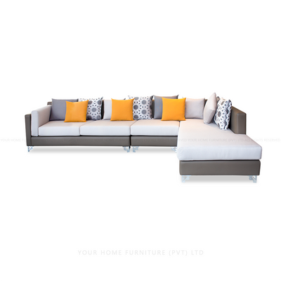 Grey colour L shape sofa in Colombo