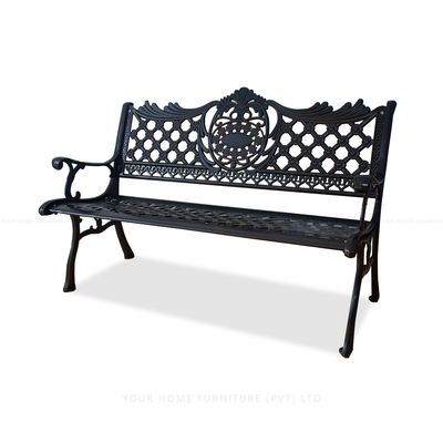 Outdoor metal bench with back sri lanka